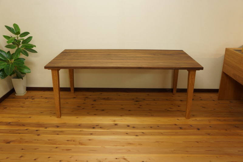 オーダーテーブル~長方形型~ 850×850㎜ order-A01 (ブラックウォールナット)