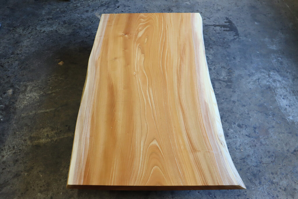 一枚板 欅 幅1500×奥850~910×厚61(mm) MS-7835