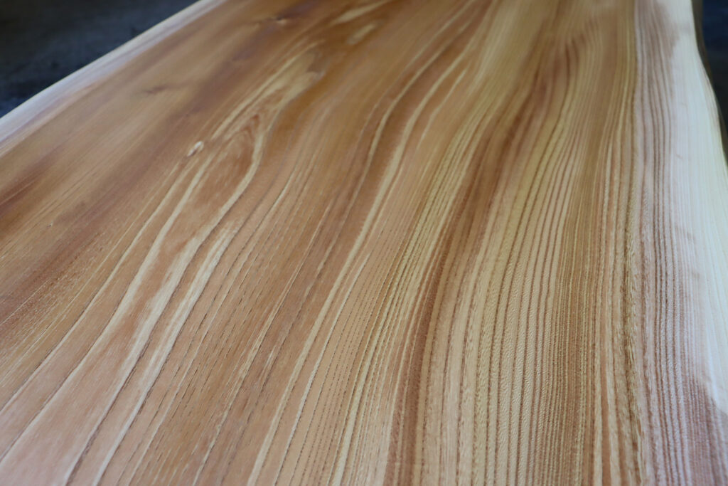 一枚板 欅 幅1500×奥850~910×厚61(mm) MS-7835