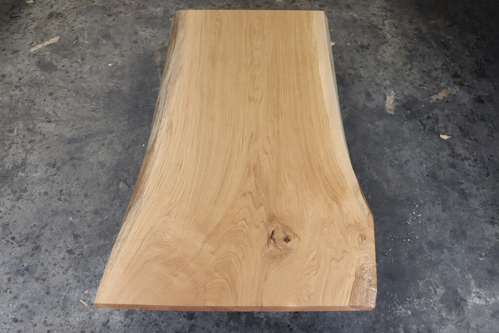 一枚板 楢 幅1500×奥800~870×厚48(mm) MS-7824