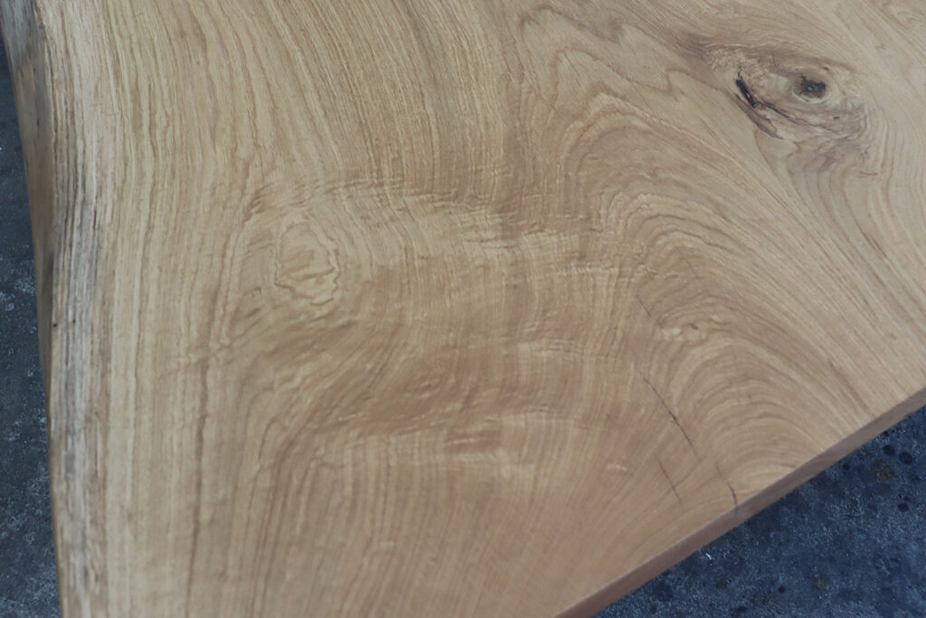 一枚板 楢 幅1500×奥800~870×厚48(mm) MS-7824