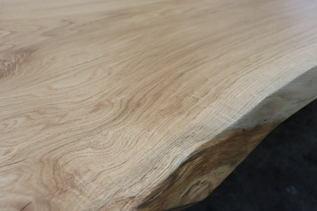 一枚板 楢 幅1500×奥800~870×厚48(mm) MS-7824