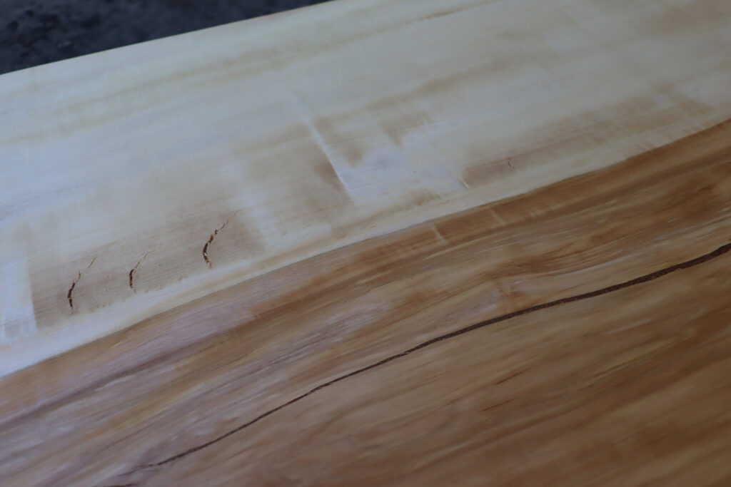 一枚板　栃　幅1500×奥800～920×厚55（ｍｍ）　MS-7836