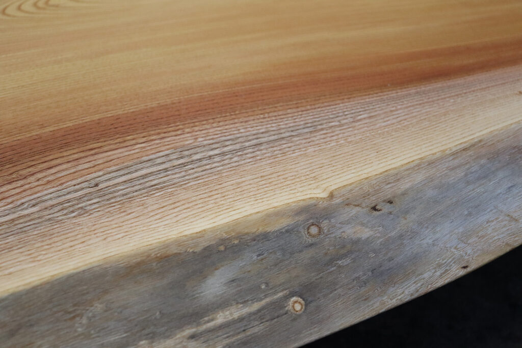 一枚板　欅　幅1300×奥680～730×厚50（ｍｍ）　MS-7863